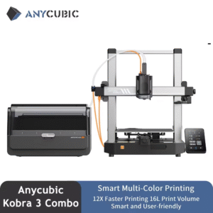 ANYCUBIC Kobra 3 Combo Multi-Color FDM 3D Printer with Max 600mm/s Print Speed and Build Volume 250 x 250 x 260mm